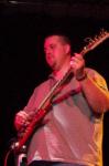 Kevin warms up for a gig